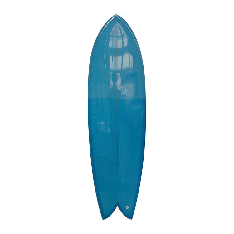 6 fod Fish Carbon Fiber PU Surfboard-Twin finner